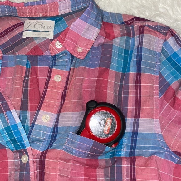 Re-Imagined by J. Crew Classic Popover Half-Button, Long Sleeve Top, Size S - Picture 8 of 15